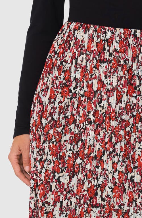 Halogen ® Floral Pleated Mesh Maxi Skirt