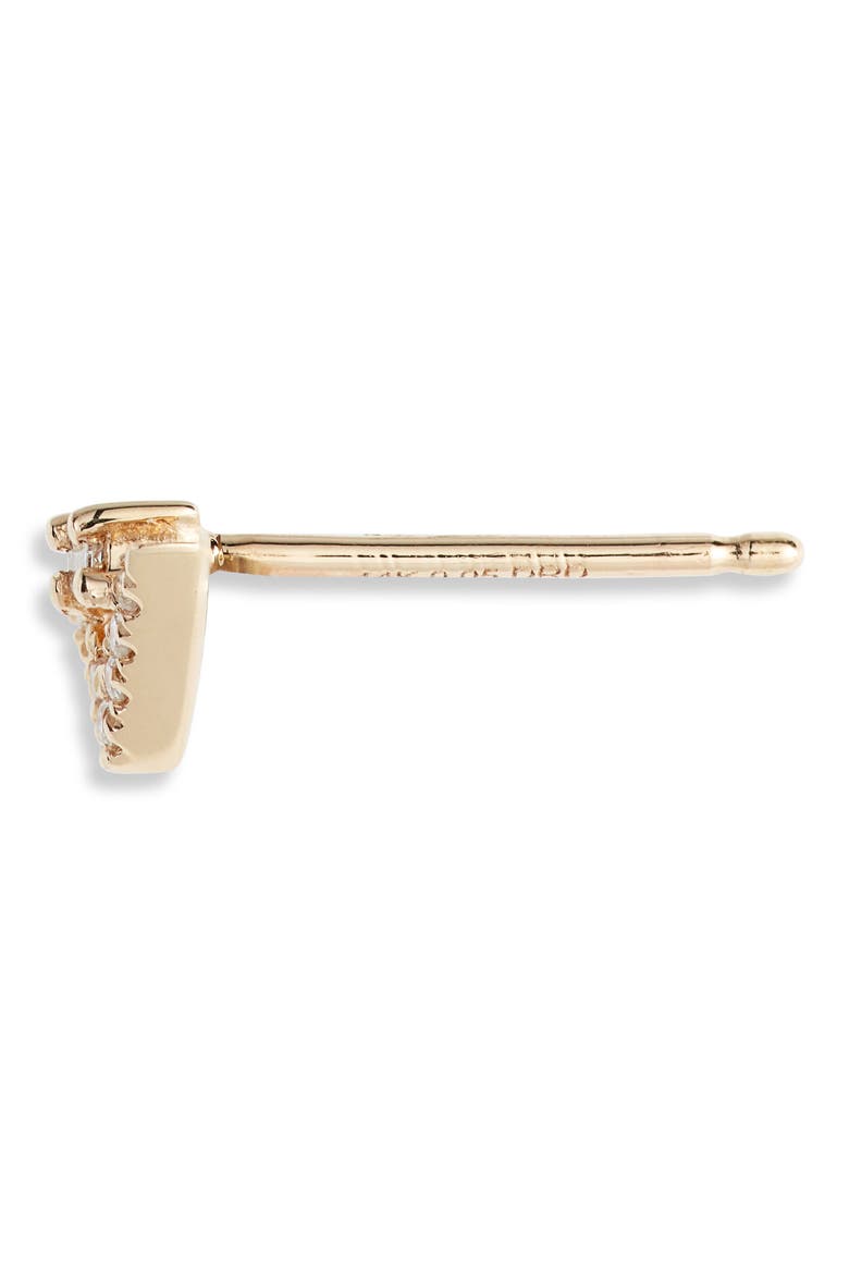 Sadie Diamond Stud Earrings, Alternate, color, YELLOW GOLD
