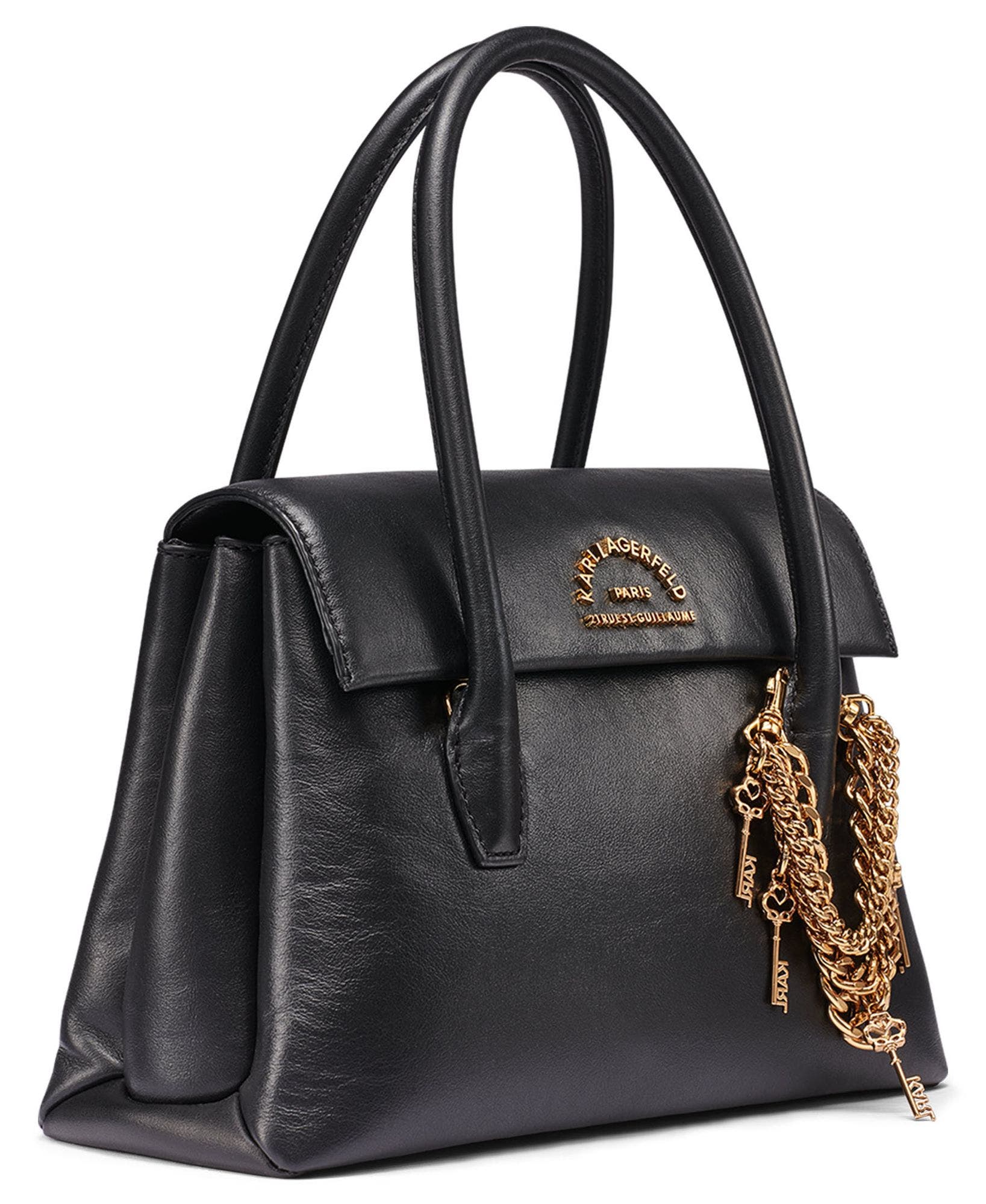 Rosalee Satchel, Alternate, color, Black/Gold