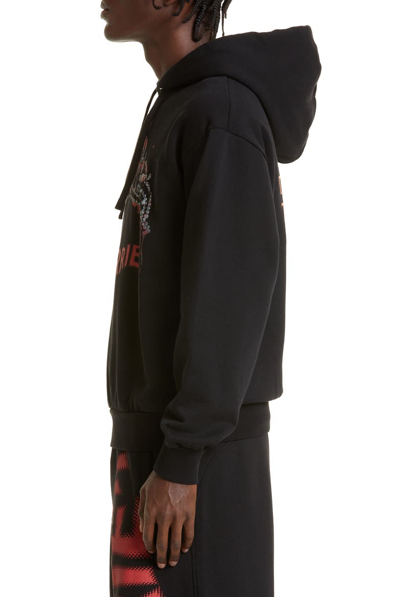 Carrie Tiara Graphic Hoodie, Alternate, color, BLACK 999