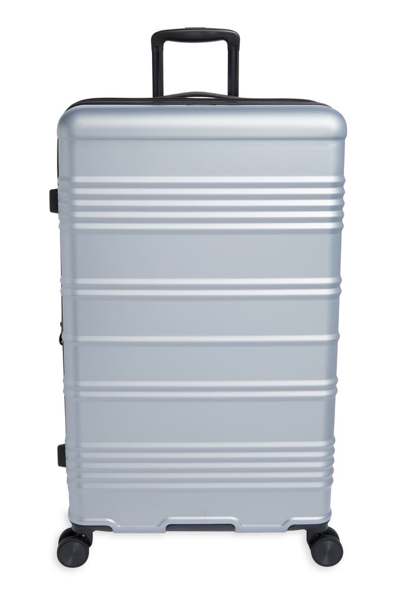 Honor Large Hardside Spinner Luggage, Main, color, SILVER