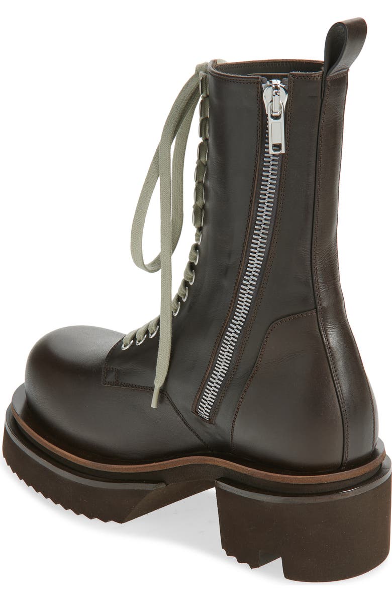 Rick Owens Bogun Platform Lace-Up Boot, Alternate, color, Dark Dust