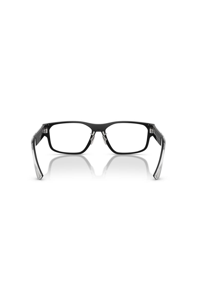 54mm Rectangle optical glasses, Alternate, color, Black