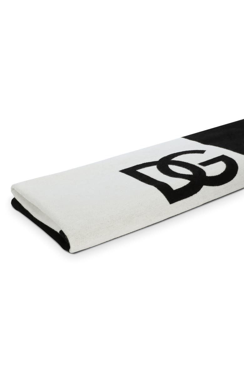 Dolce&Gabbana Logo Throw Blanket, Alternate, color,