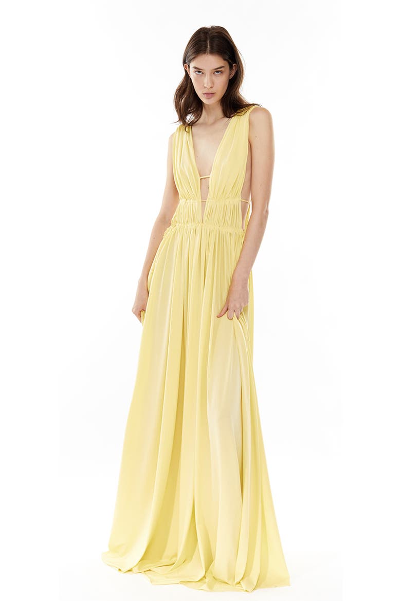 Helena Maxi Dress, Alternate, color, Yellow