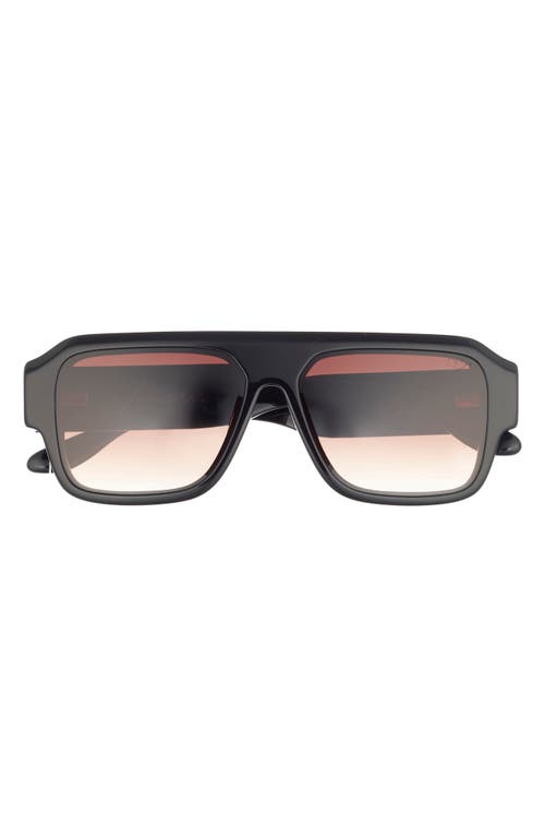Dezi Miami 56mm Flat Top Sunglasses In Black