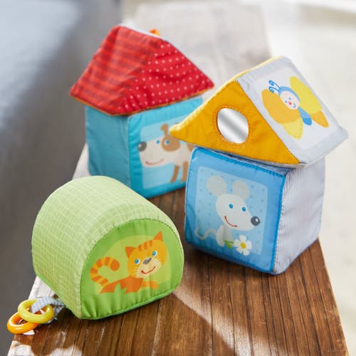 HABA HABA ANIMAL SOFT BABY BLOCKS FOR 6-12 MONTHS 