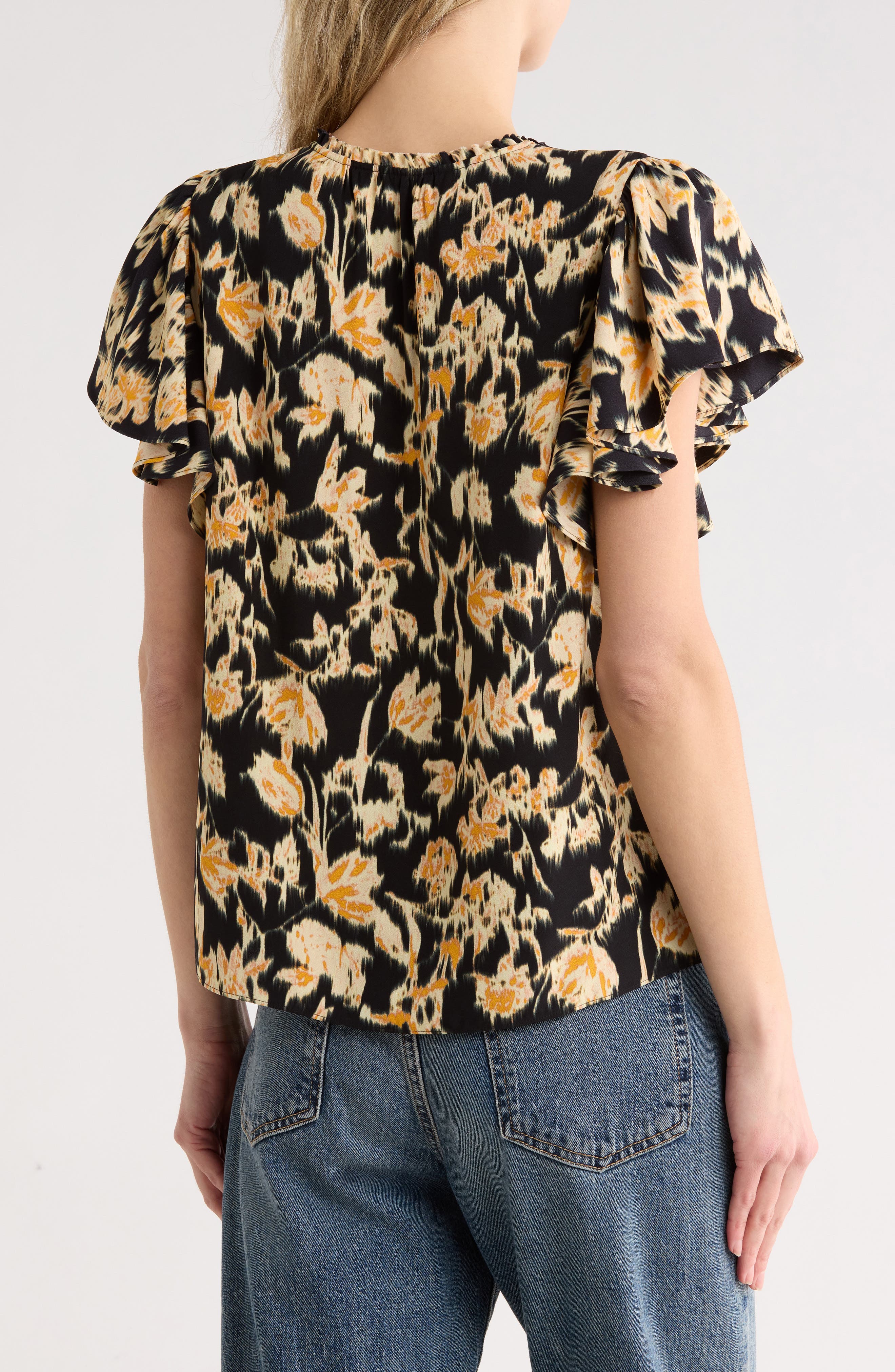 Lilo Flutter Sleeve Top - image 4