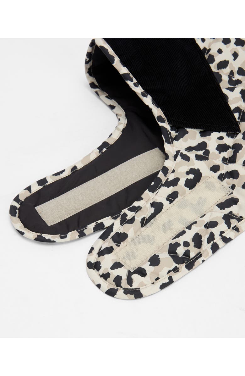 Barbour Harley Quilted Leopard Dog Coat, Alternate, color, Jasmine Leopard