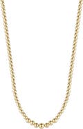 Ember Fine Jewelry <p>14K Gold Graduated Ball Necklace</p>