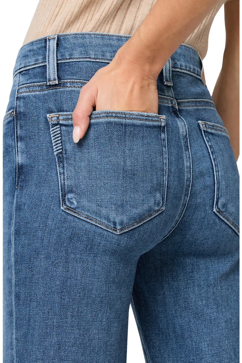 Genevieve High Waist Bootcut Jeans, Alternate, color, BOOKSHELF