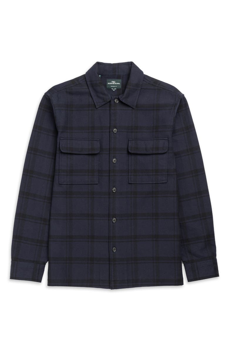 Rodd & Gunn Wadestown Windowpane Check Cotton Twill Button-Up Shirt Jacket, Alternate, color, 