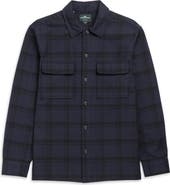 Rodd & Gunn Wadestown Windowpane Check Cotton Twill Button-Up Shirt Jacket