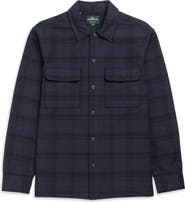 Rodd & Gunn Wadestown Windowpane Check Cotton Twill Button-Up Shirt Jacket