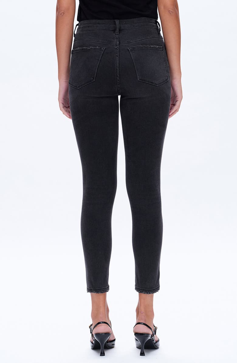 Bayeas High Waist Ankle Straight Leg Jeans, Alternate, color, 