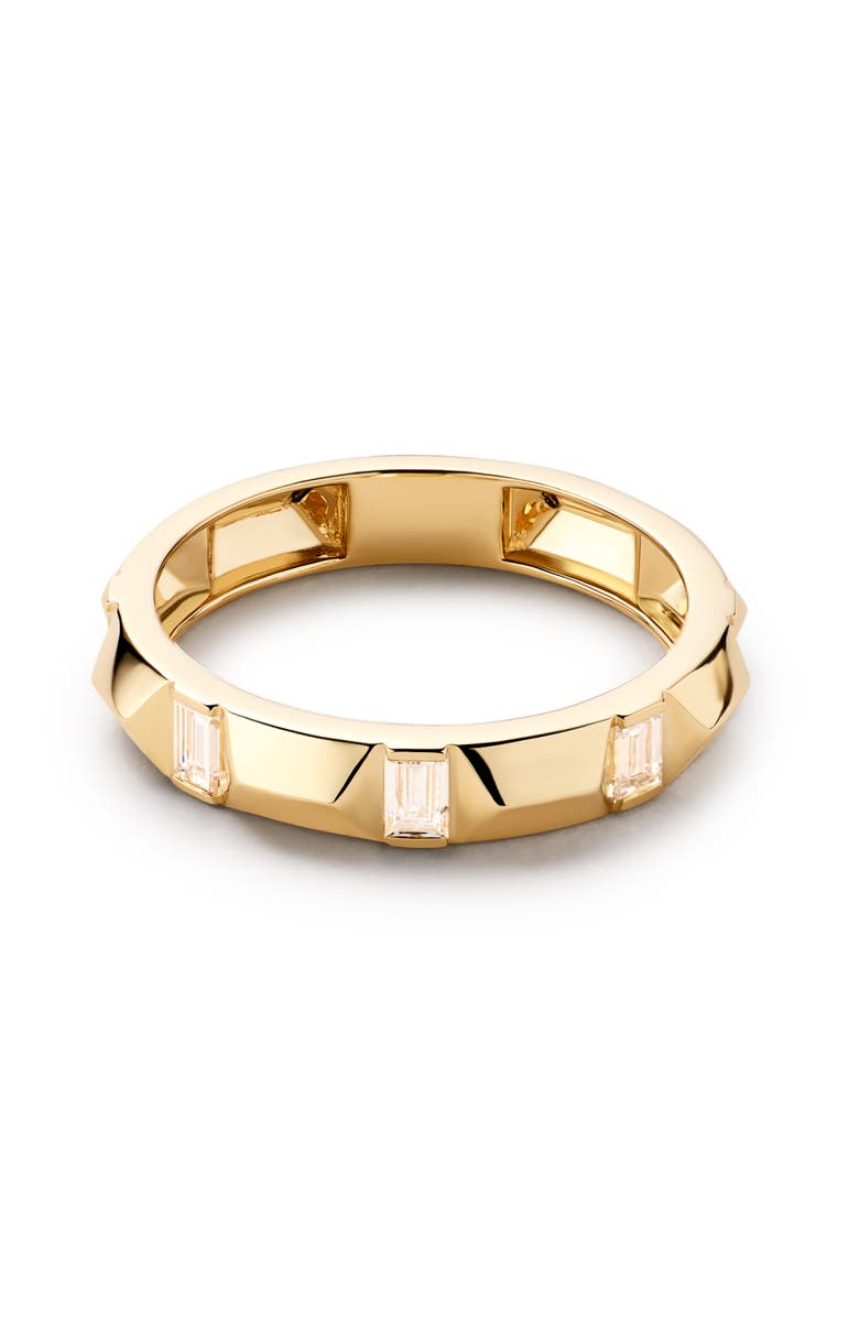 Ana Luisa Solid Yellow Gold - Astrid Diamond Station Ring, Alternate, color, Gold