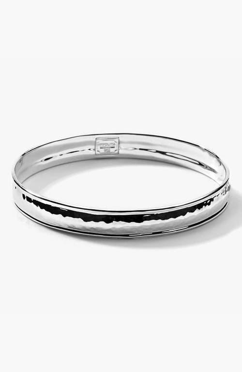 Ippolita 'Goddess' Hammered Bangle in Sterling Silver  product