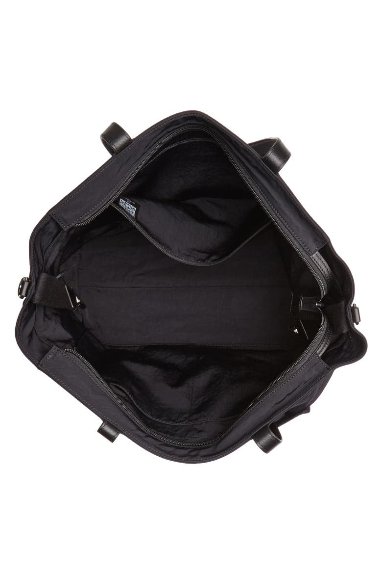 Logan Studded Nylon Baby Tote, Alternate, color, BLACK
