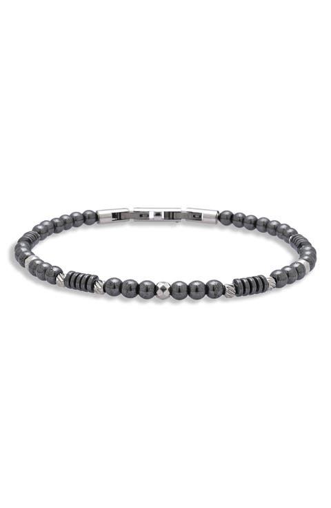 Storm Hematite Beaded Bracelet