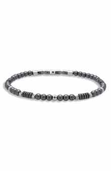 Storm Hematite Beaded Bracelet