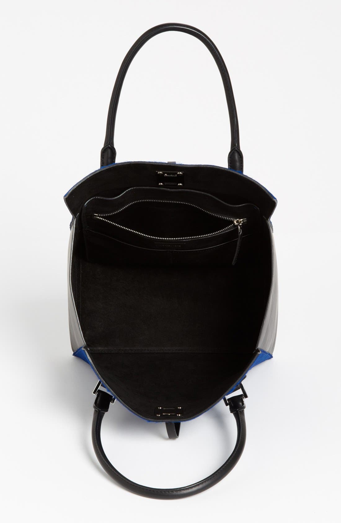 Michael Kors 'Miranda' Calf Hair & Leather Tote, Alternate, color, 