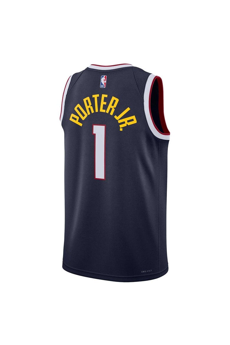Unisex Nike Michael Porter Jr. Navy Denver Nuggets Swingman Jersey - Icon Edition, Alternate, color, Navy