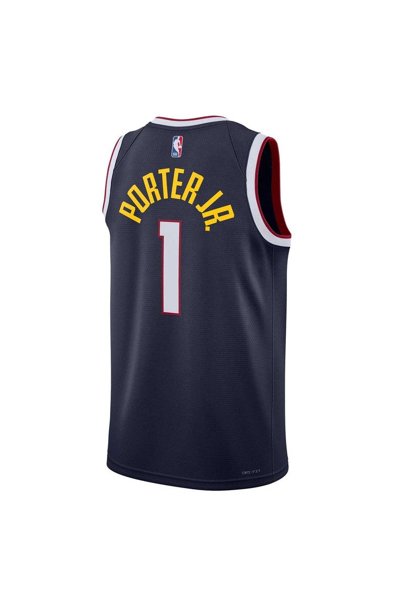 Nike Unisex Nike Michael Porter Jr. Navy Denver Nuggets Swingman Jersey - Icon Edition, Alternate, color, Navy