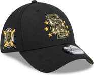 New Era Men's New Era  Black San Diego Padres 2024 Armed Forces Day 39THIRTY Flex Hat