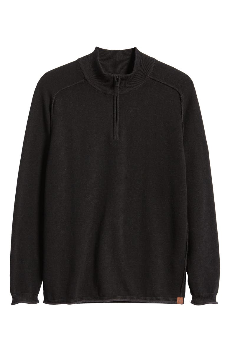 The Normal Brand Jimmy Cotton Quarter-Zip Sweater, Alternate, color, 