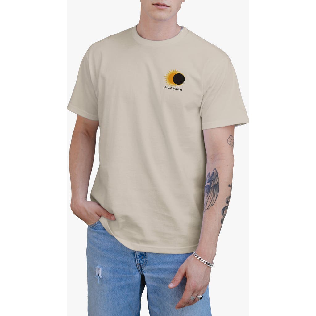 Riot Society Solar Eclipse Graphic T-shirt In Cream