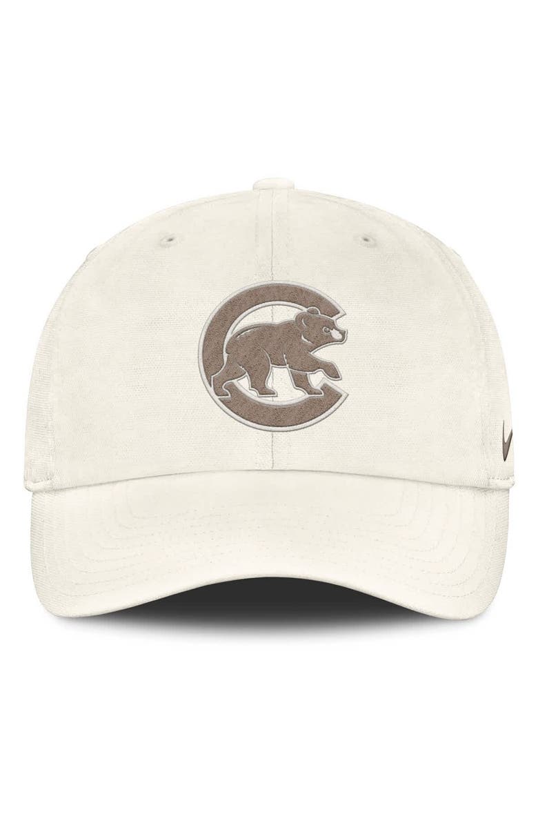 Nike Men's Nike Stone Chicago Cubs Club Adjustable Hat, Alternate, color,