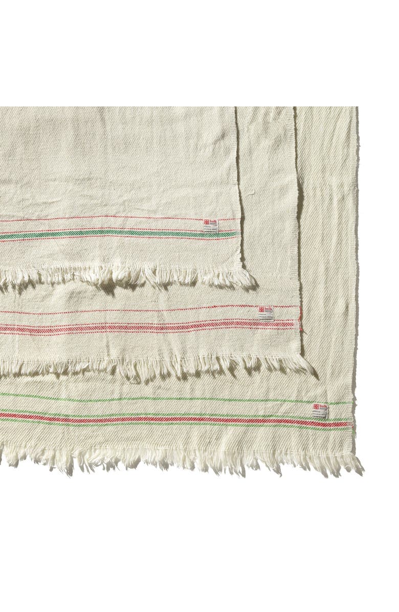 PUEBCO Wool Mix Ivory Blanket, Alternate, color, Ivory