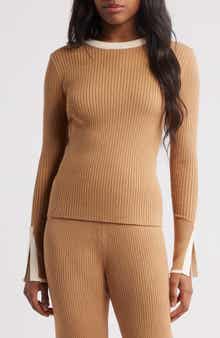 Petal & Pup Lizbeth Tipped Detail Rib Sweater