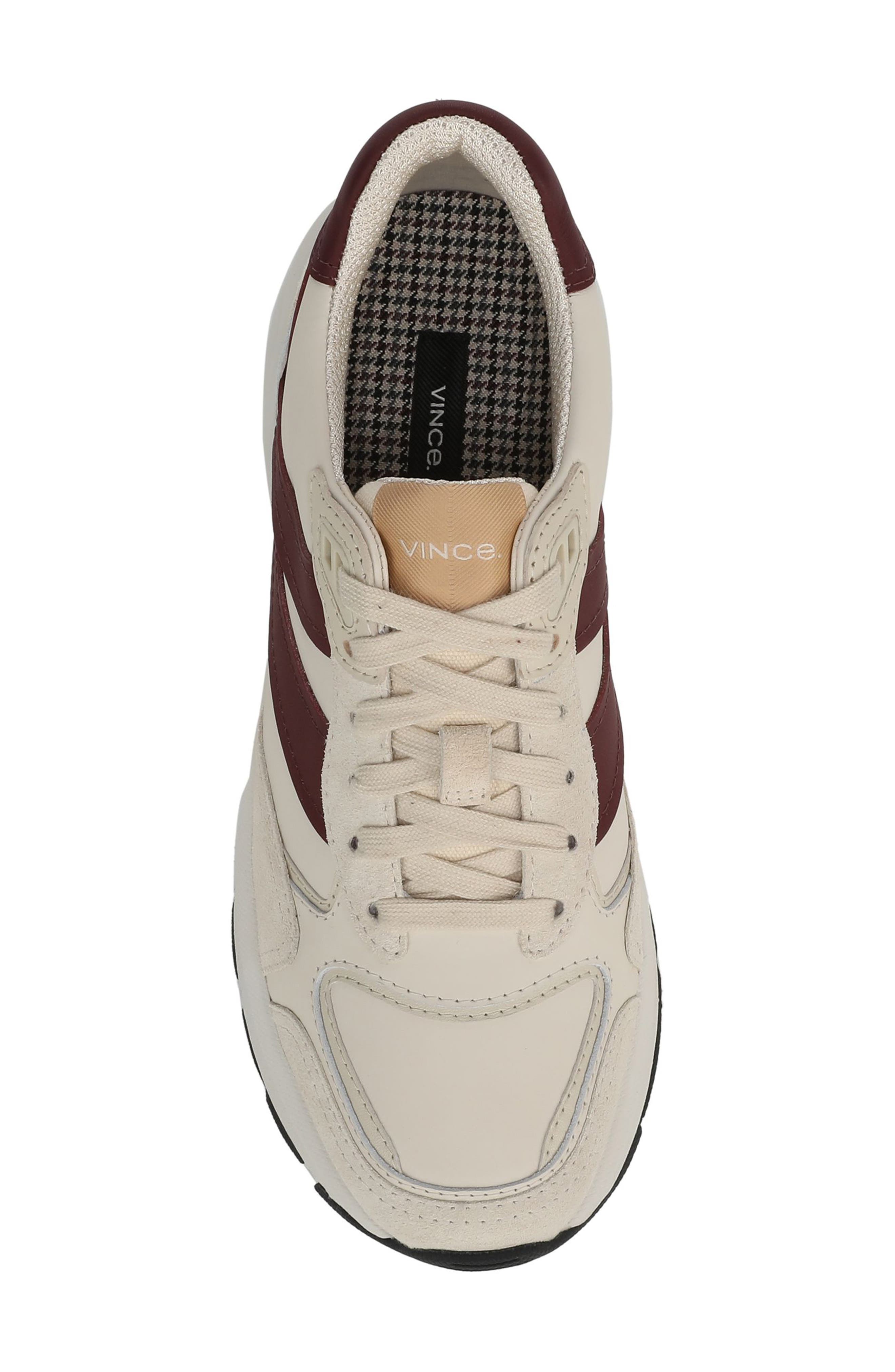 Vince Golden Gate Sneaker, Alternate, color, Flax/Bordo