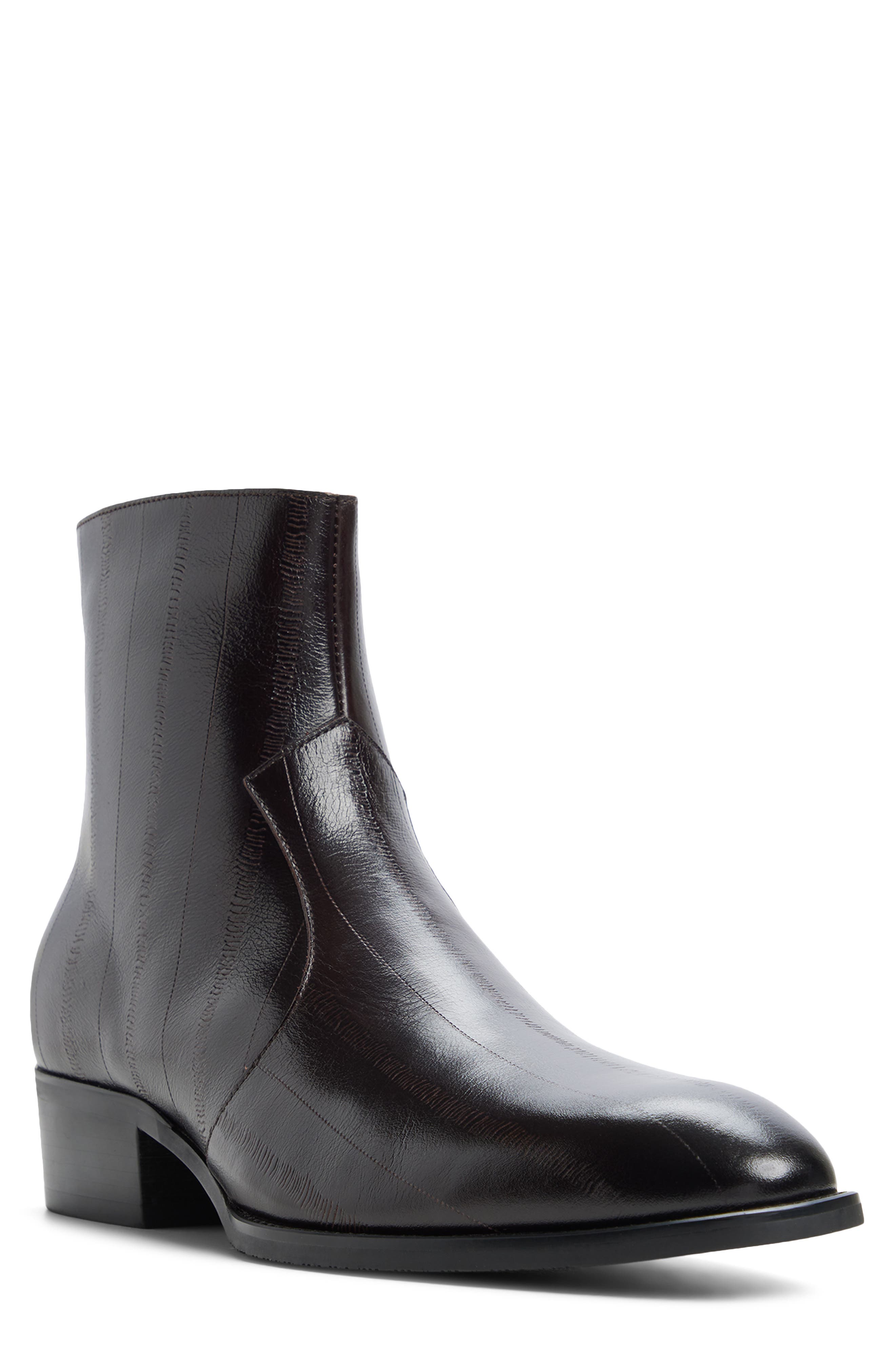 Chander Leather Boot, Main, color, DARK BROWN
