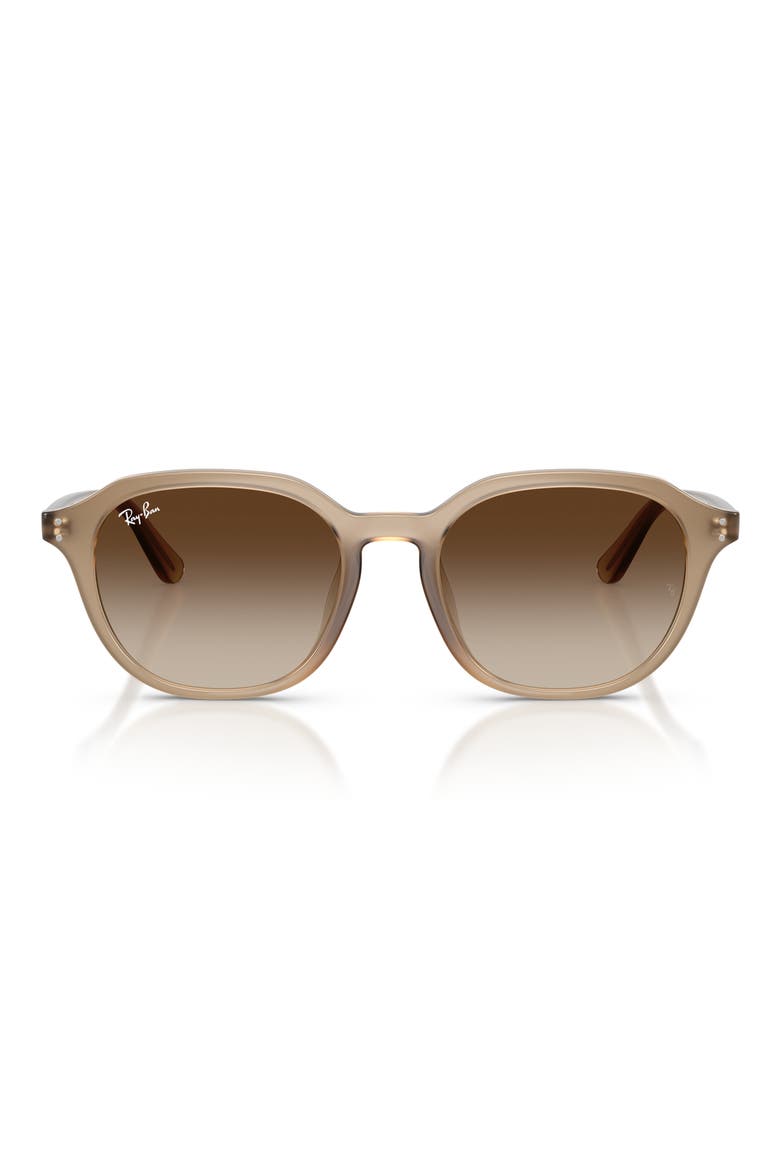 54mm Gradient Square Sunglasses, Main, color, TURTLEDOVE