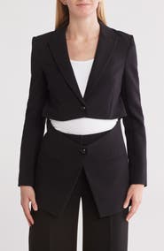 L'AGENCE Cora Detachable Bottom Blazer