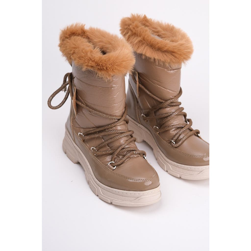 Prologue Shoes Rosie Fur Lined Boot In Multi