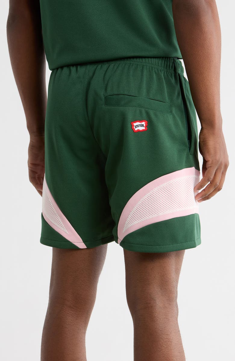 ICECREAM Catch Logo Shorts, Alternate, color, Jolly Green