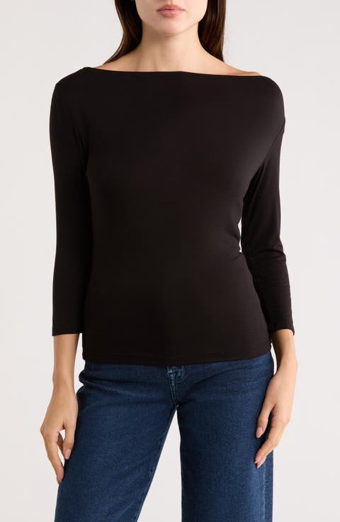 Cowl Neck Ruched Top