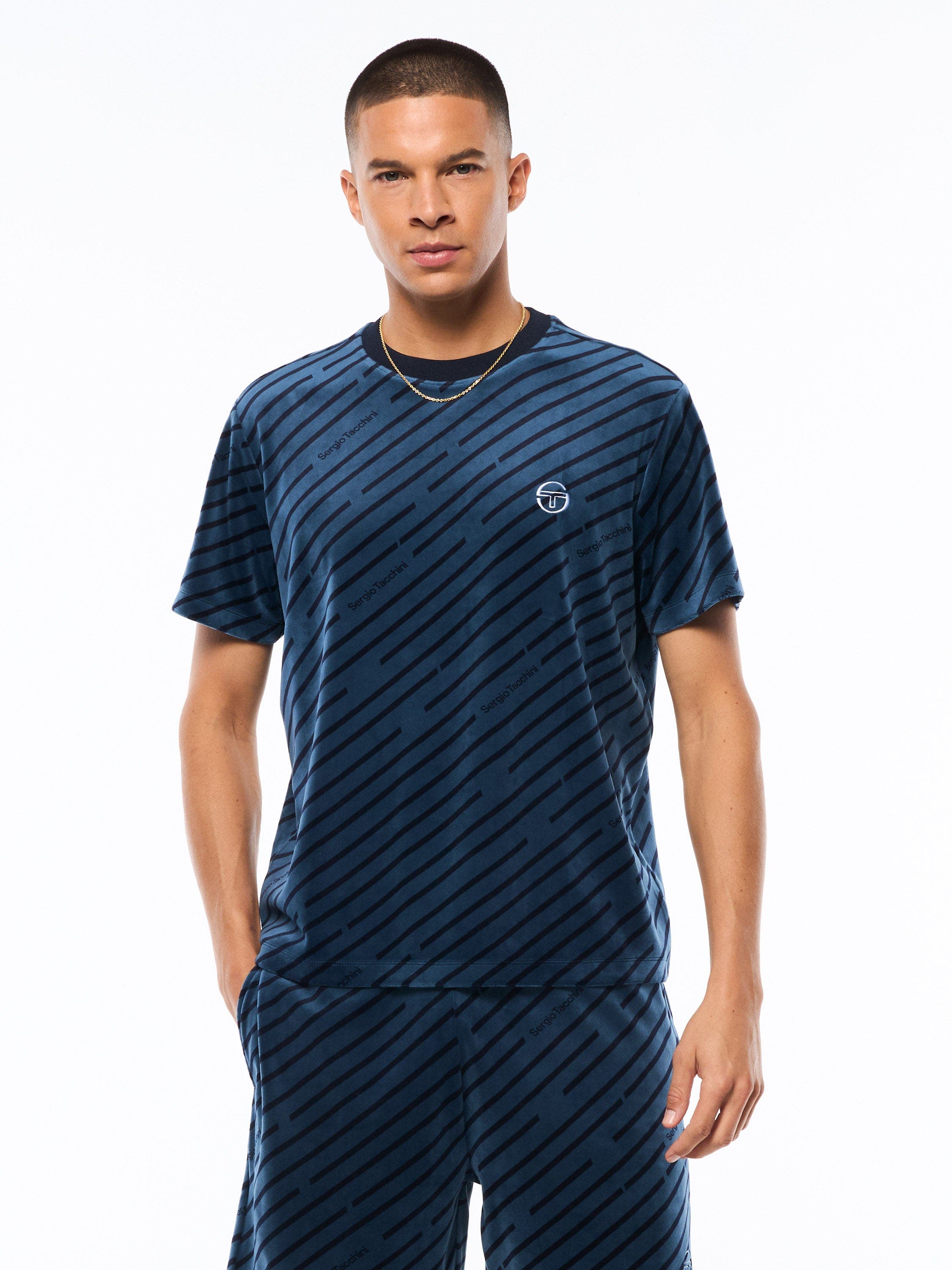 Obliquo Velour T-Shirt - image 3