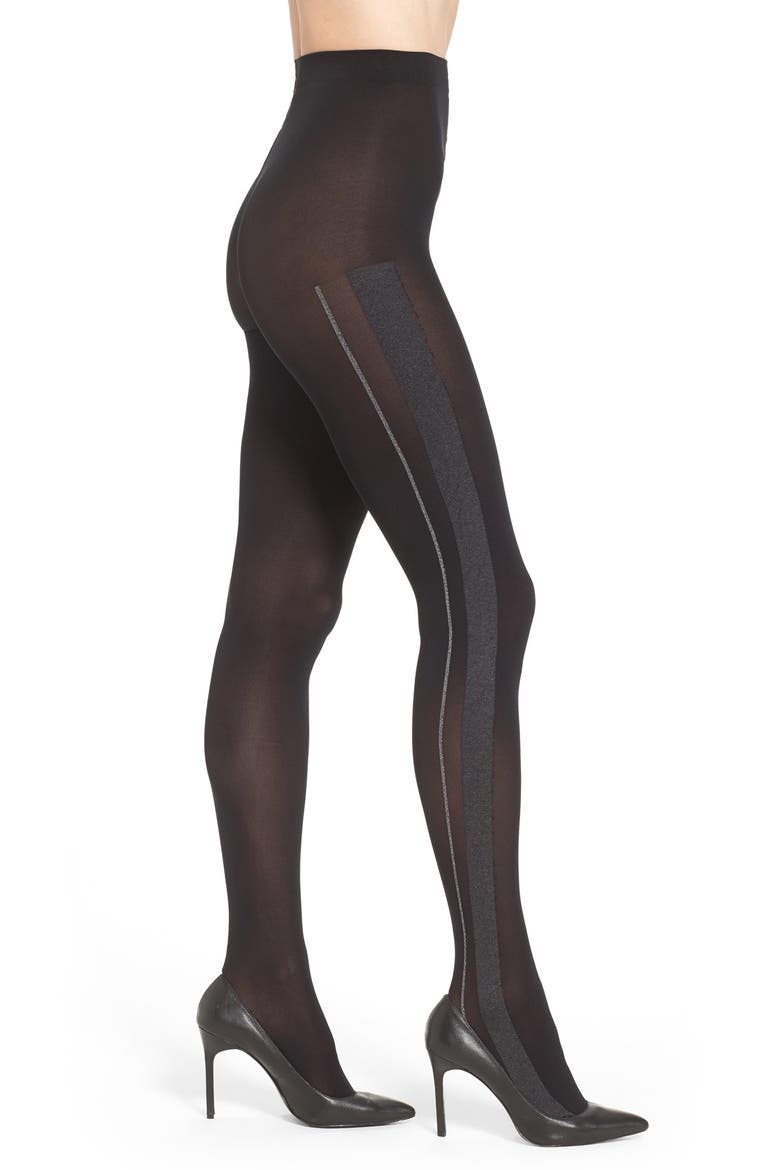 Color Block Tights, Main, color, BLACK W/ GREY