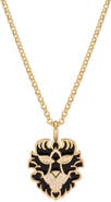 GABI RIELLE Lion Amulet Pendant Necklace