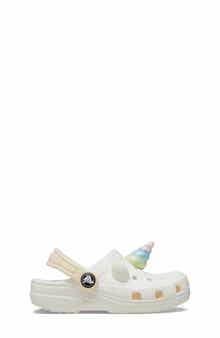 CROCS Classic I Am Rainbow Unicorn Water Friendly Slingback Clog