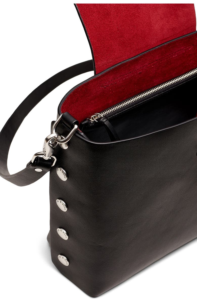 rag & bone Atlas Leather Bucket Bag, Alternate, color,