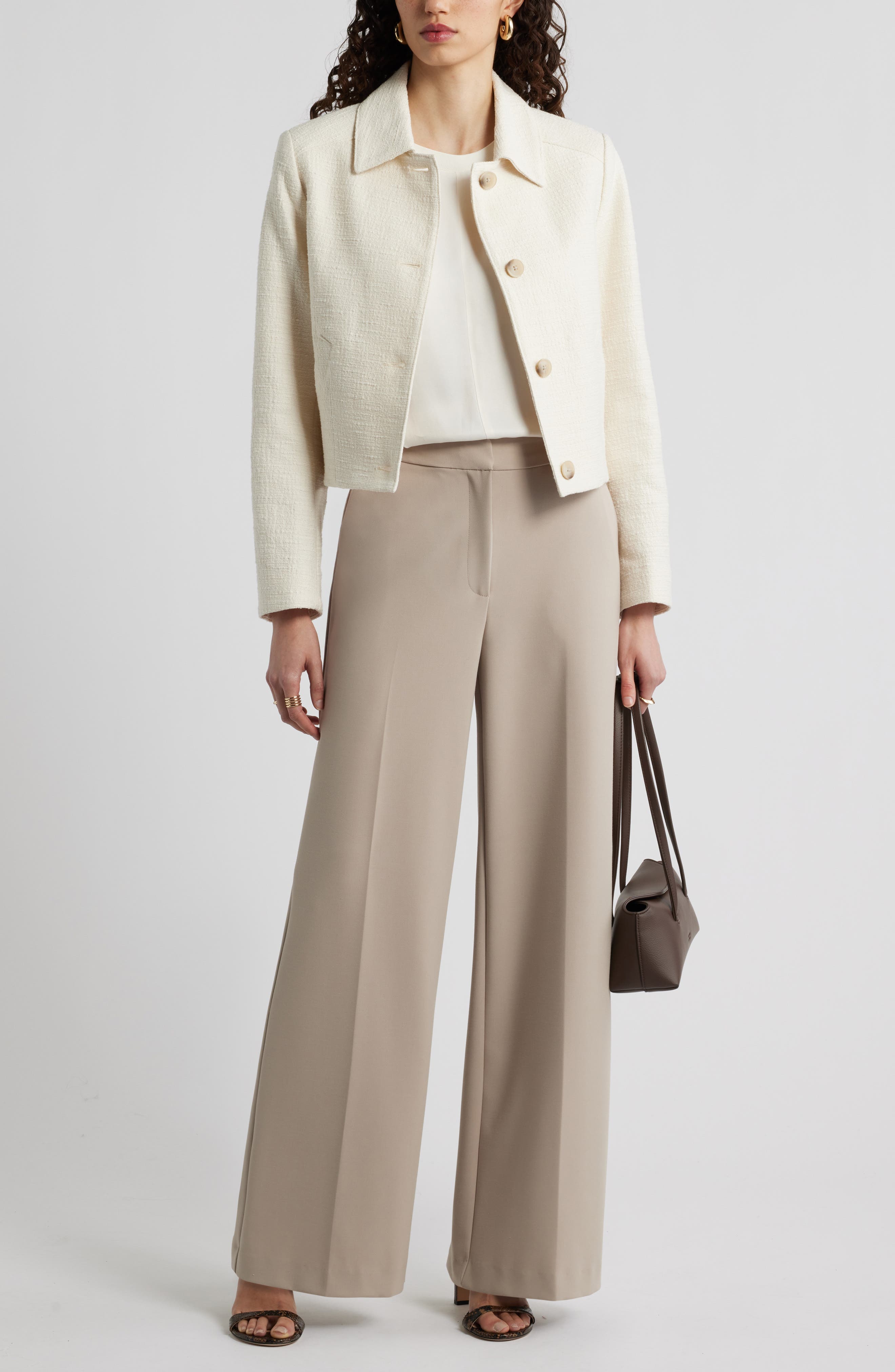 Textured Button Front Jacket - image 2