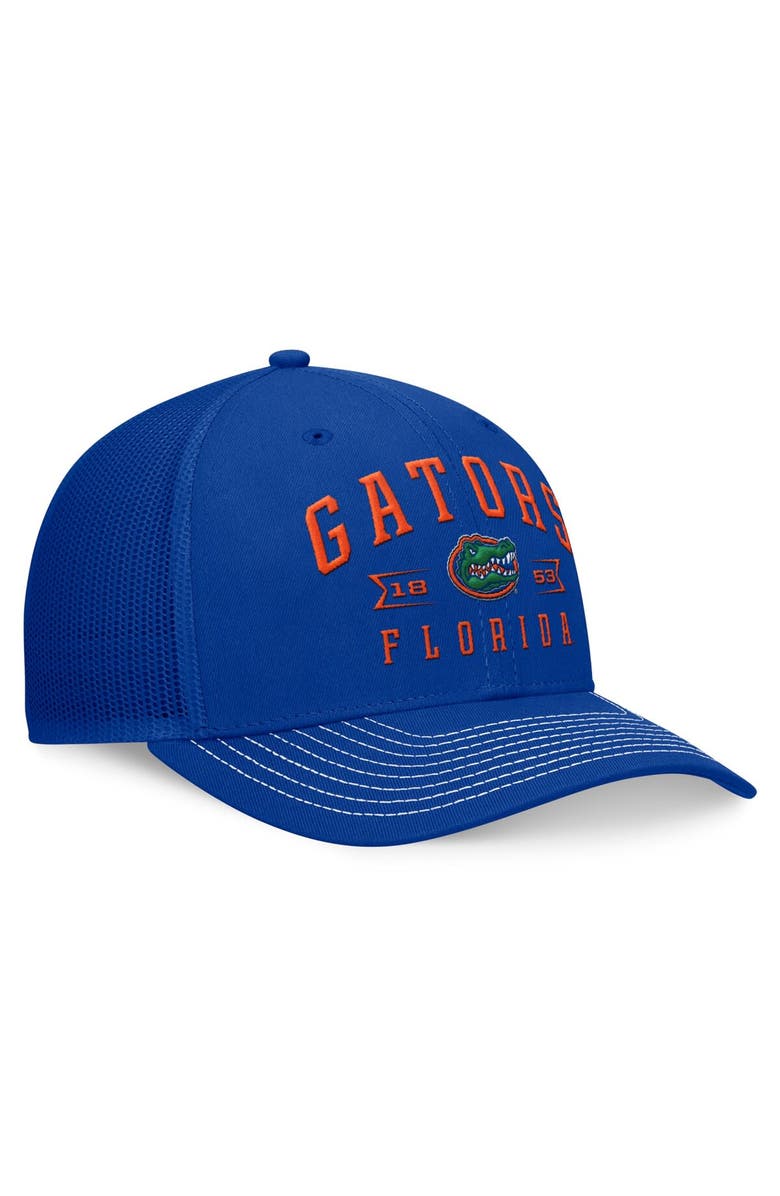 TOP OF THE WORLD Men's Top of the World Royal Florida Gators Carson Trucker Adjustable Hat, Alternate, color, Royal