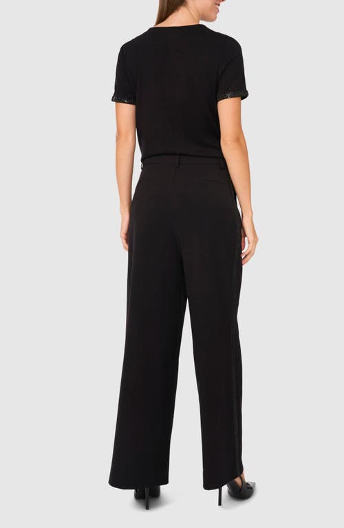 Halogen ® Rhinestone Cuff Top In Rich Black