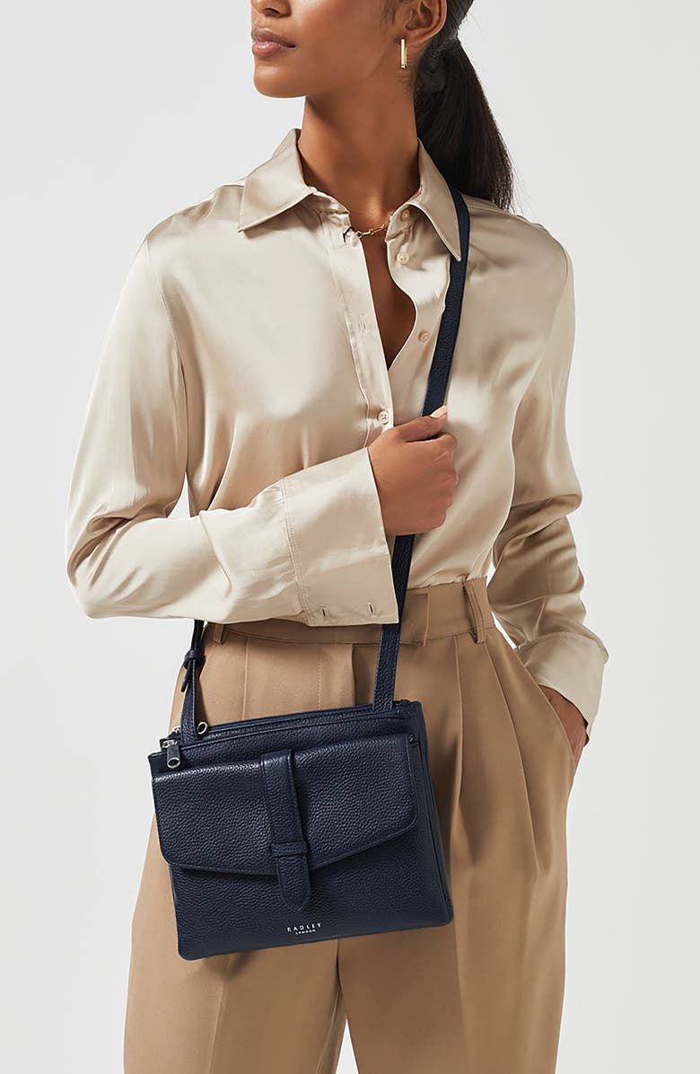 Radley Foresters Drive Small Crossbody Bag, Alternate, color, Ink