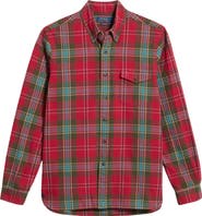 Polo Ralph Lauren Classic Fit Plaid Brushed Cotton Button-Down Oxford Shirt